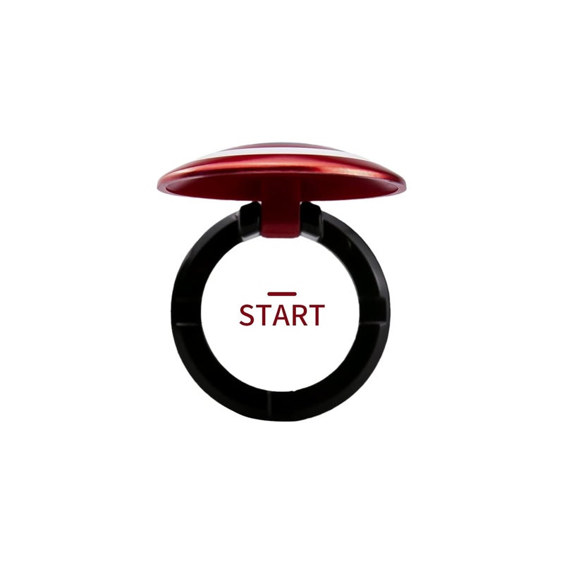 OFFCURVE Push to Start Button Cover Universal Car Engine Ignition Start Stop Push Button Cover Aluminum Alloy Car Power Control Trim Cool Car Decoration Accessories for Women & Men - Image 5